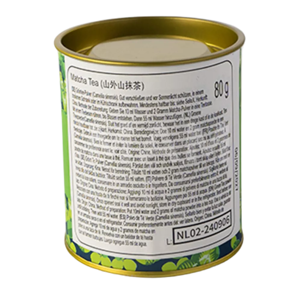 SHAN WAI SHAN Matcha-theeblikje 80G