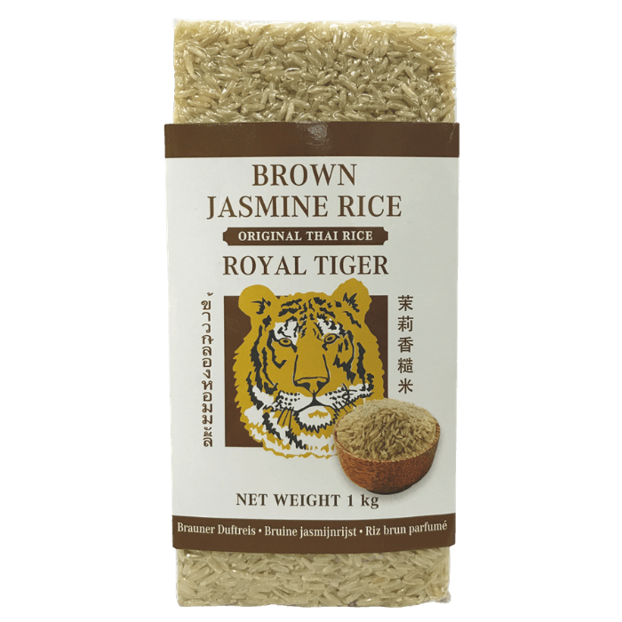 ROYAL TIGER Bruine Jasmijnrijst 1KG