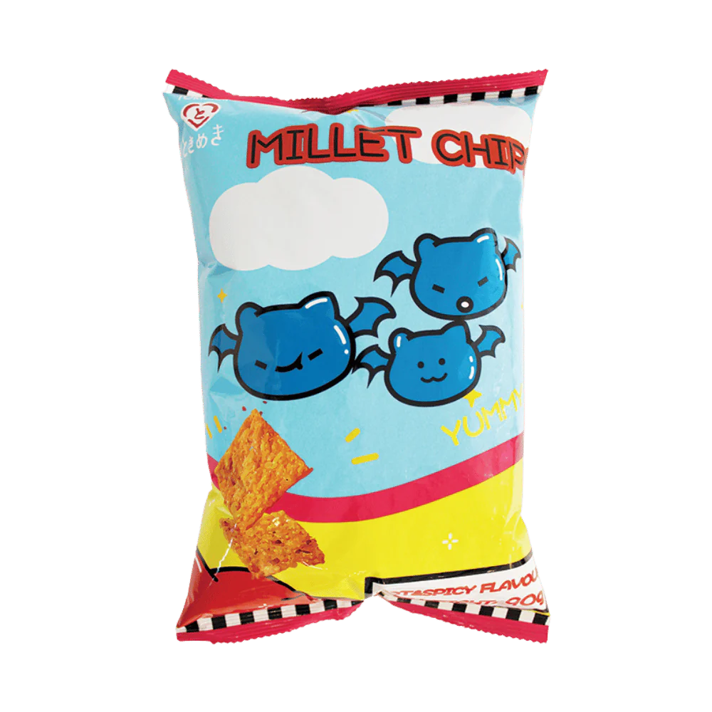TOKIMEKI Millet Crisps Hot&Spicy Hirsesnack 90G