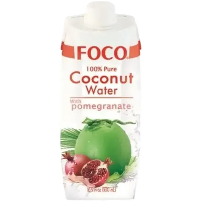 FOCO coconut water with pomegranate 500ML