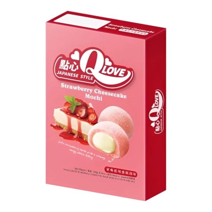 QLOVE Mochi Aardbeiencheesecake 180G