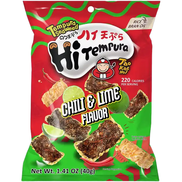 TAOKAENOI Tempura Seaweed CHili&Lime 40G
