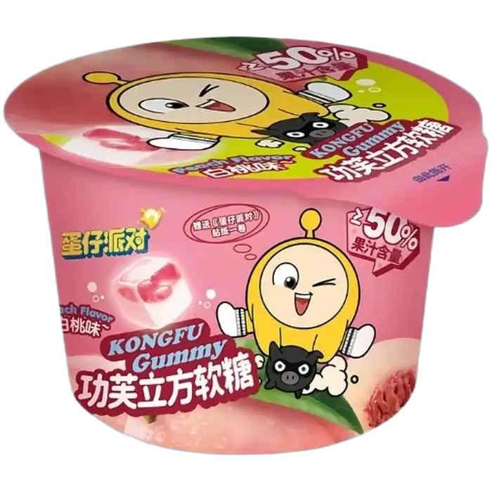 HAOLIYUAN Egg Party Gummies Peach 72G
