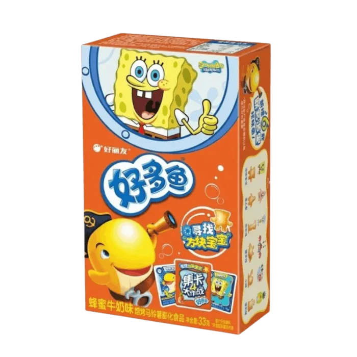 ORION Spongebob Milch Honig Snack 33g