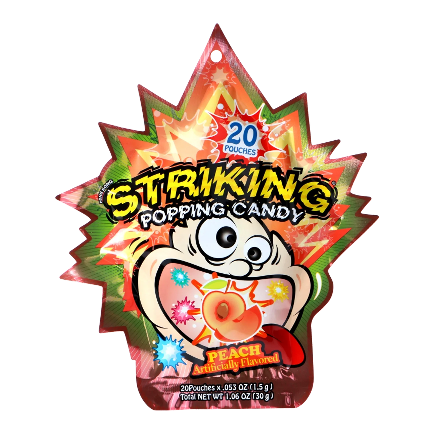 STRIKING Popping Candy Peach 30G