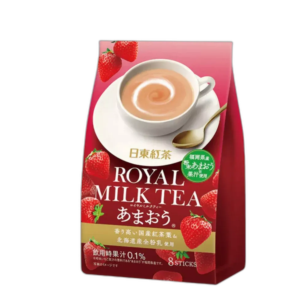 NITTO Royal Milk Tea Strawberry – Erdbeer-Milchtee aus Japan, 120g