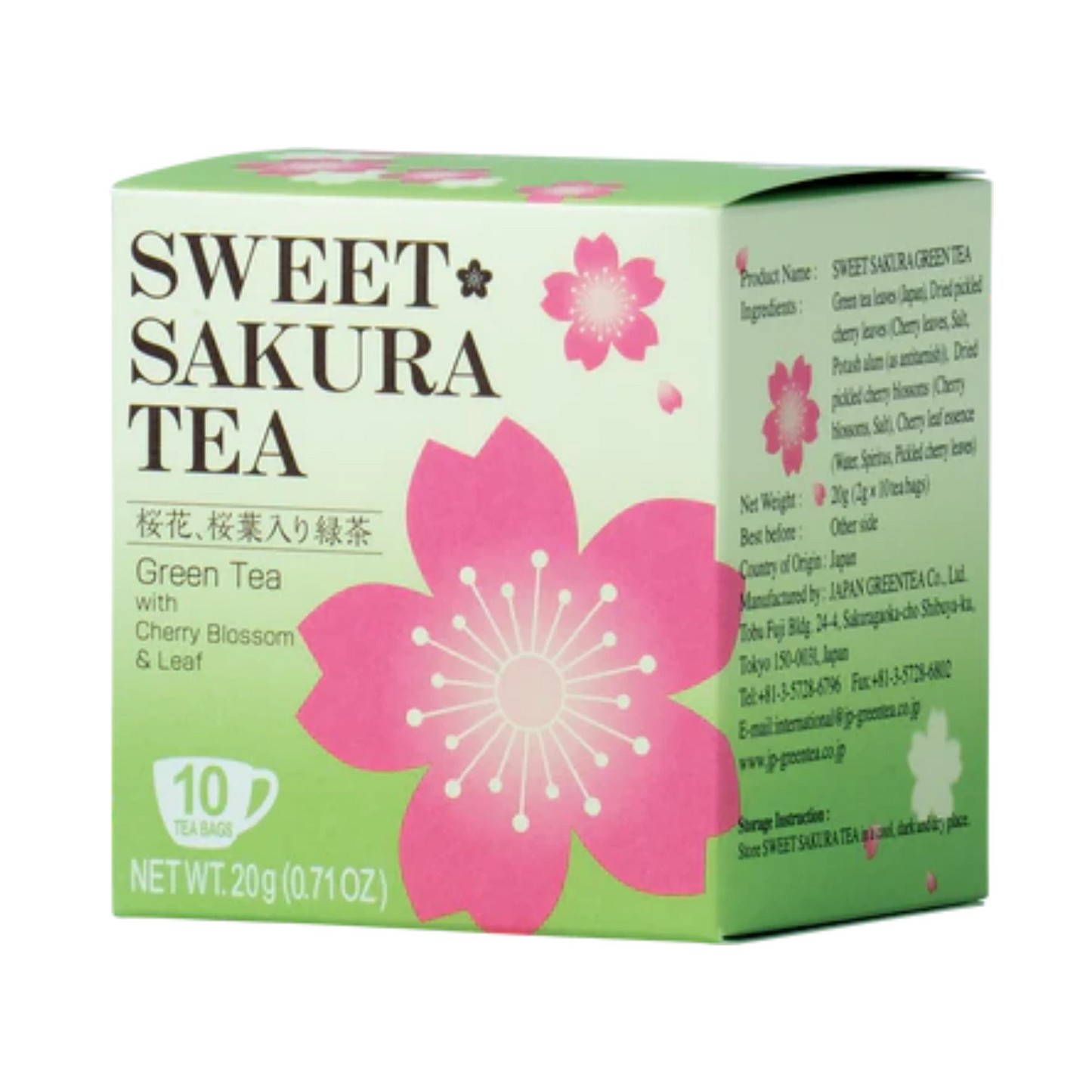 SAKURA Groene thee met kersensmaak 20G (10x2g)