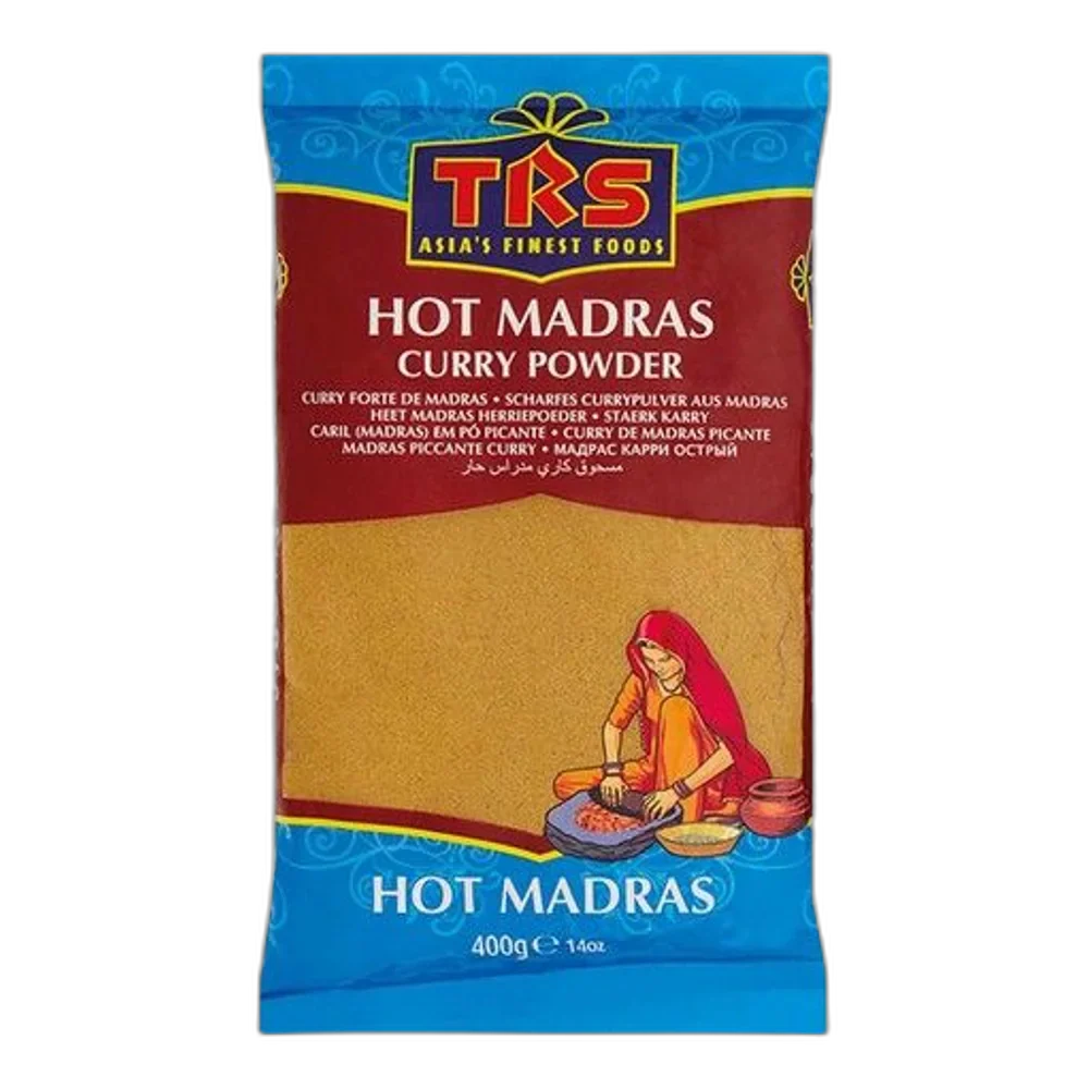 TRS Madras Curry Hot Pulver 400G