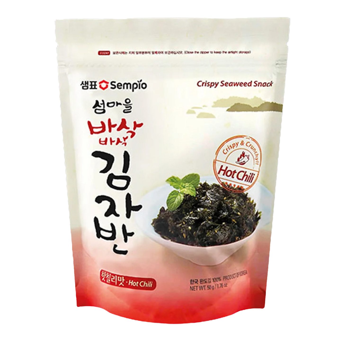 SEMPIO Zeewiersnack Hot Chili Gim Jaban 50G