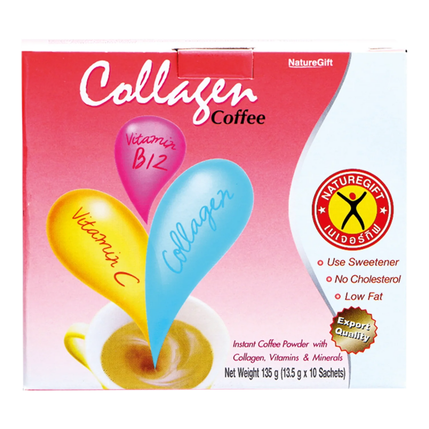 Nature Gift Collagen Coffee Instmix Powd. 135g