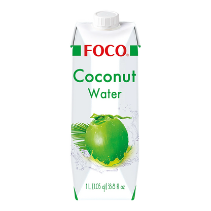 FOCO pure coconut water 100% natural 1000ml