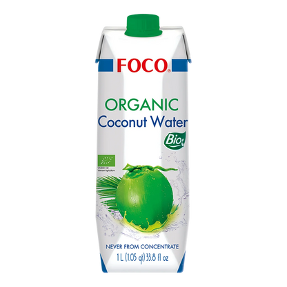 FOCO Bio Kokoswasser Kokonusssaft 1L