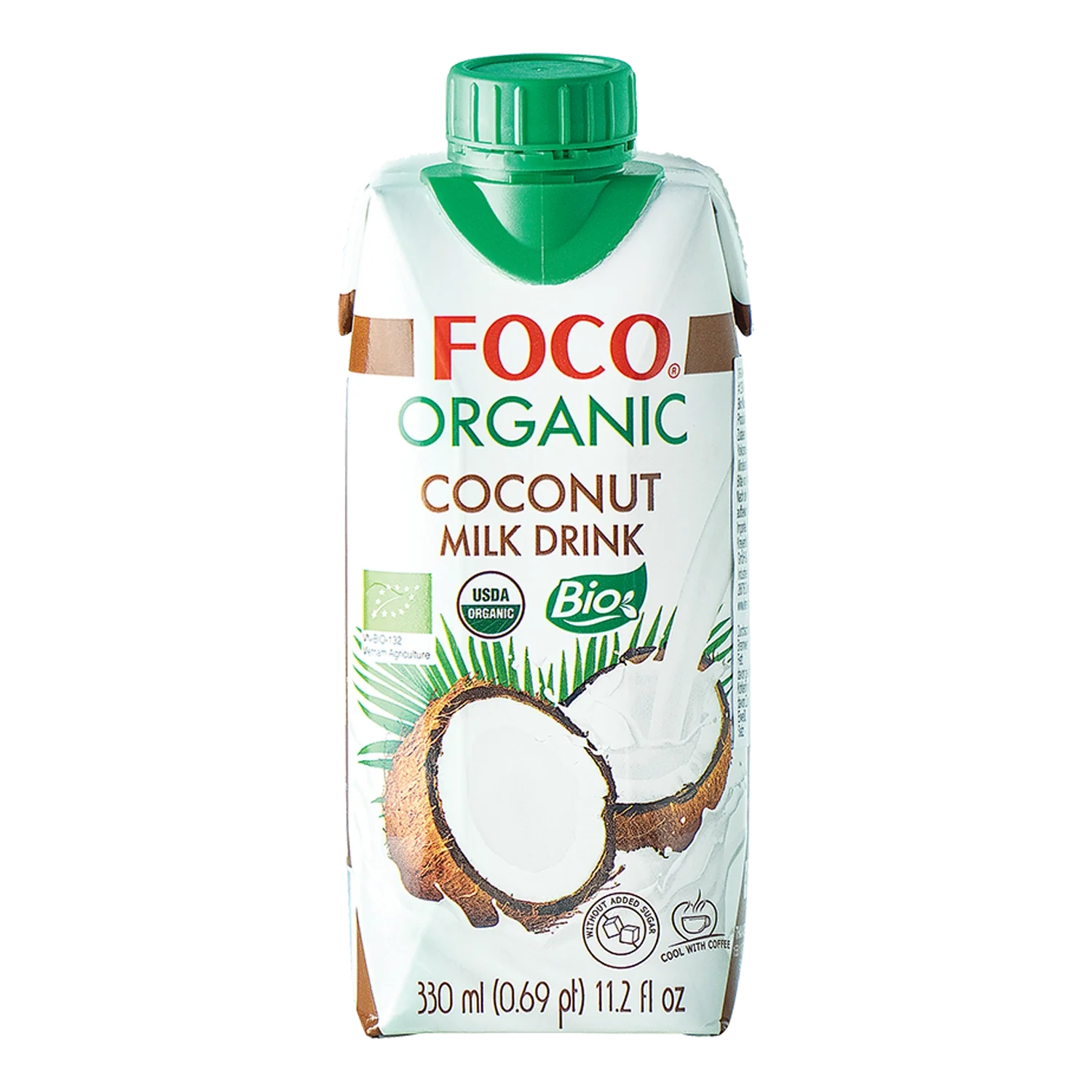 FOCO Bio Kokosmilch- Getränk Tetrapack 330ML