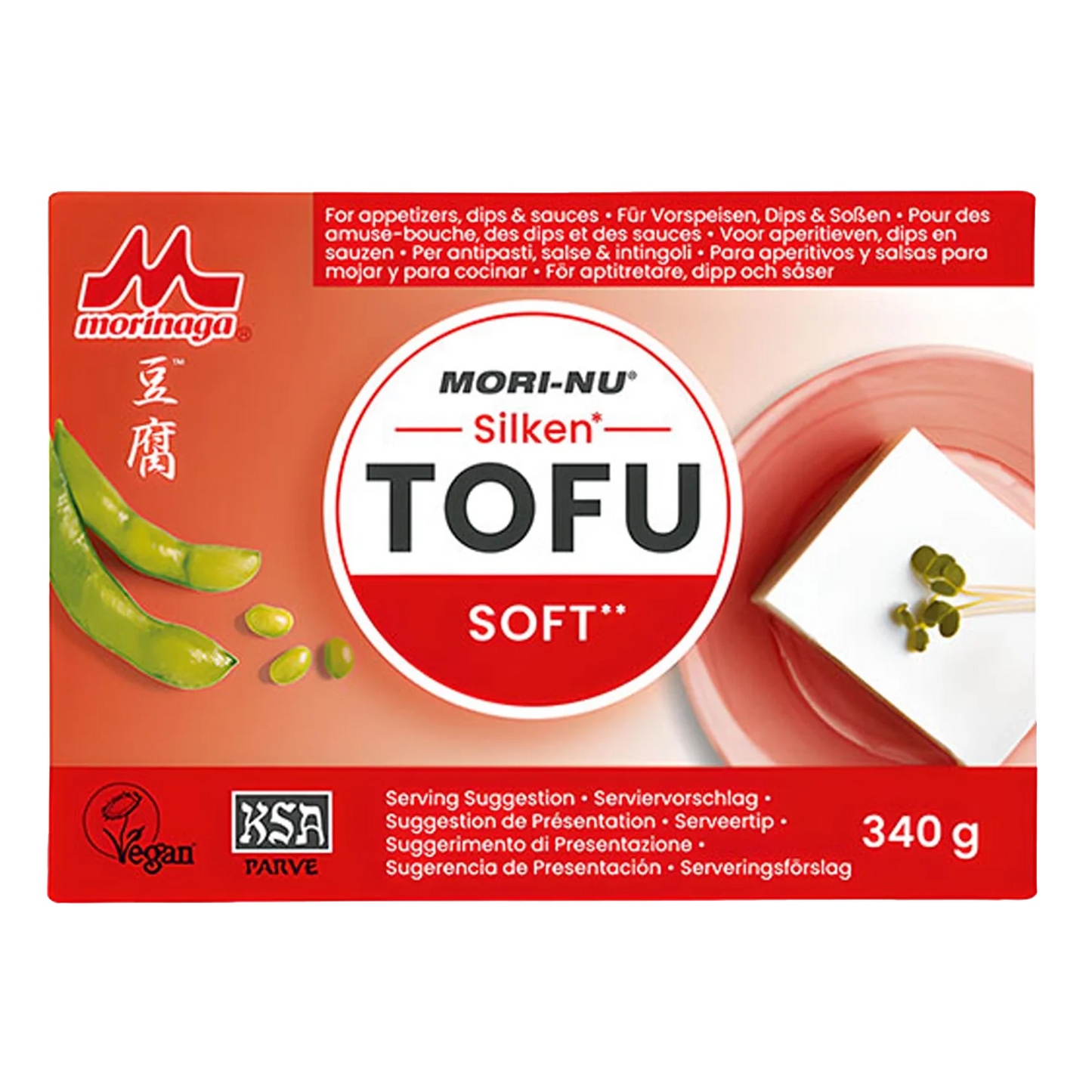 MORINAGA Mori-Nu   340G Silken Tofu Soft/Weich