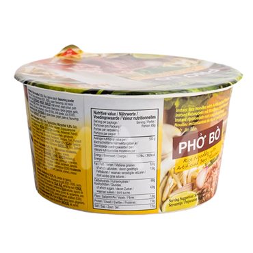 MAMA Instant Reisnudeln Pho Bo 65G