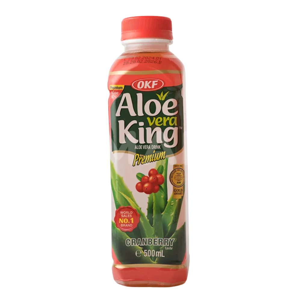 OKF Aloë Vera Drink Cranberry 500ML