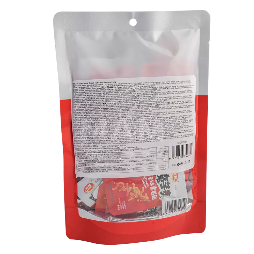 WEILONG Konjak Snack Hot Spicy Shuang 252G
