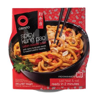 OBENTO Udon Noodle Bowl Spicy Kung Pao 240G