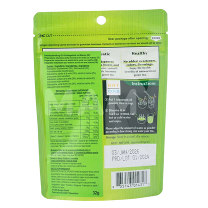 ITO EN Instant Grüntee- Pulver mit Matcha 32G