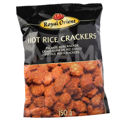 ROYAL ORIENT Hot Rice Crackers (Pikant) 150G