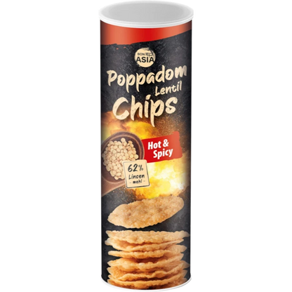 BONASIA Poppadomchips Heet & Pittig 70G
