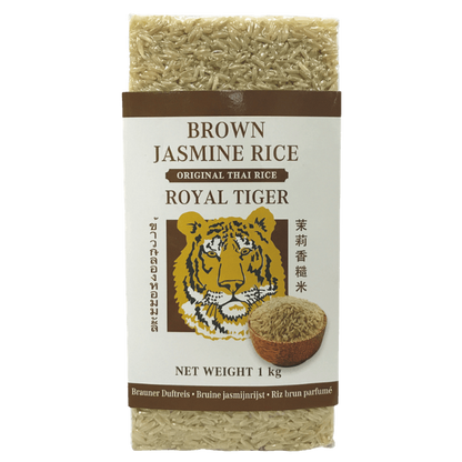 ROYAL TIGER Bruine Jasmijnrijst 1KG