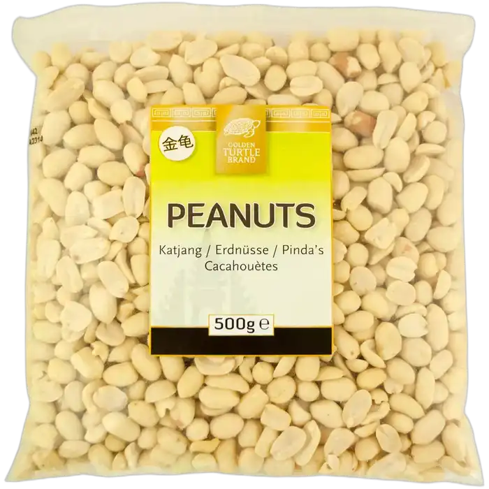 GOLDEN TURTLE Erdnüsse geschält Btl 500G