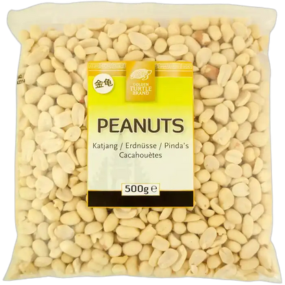 GOLDEN TURTLE Erdnüsse geschält Btl 500G