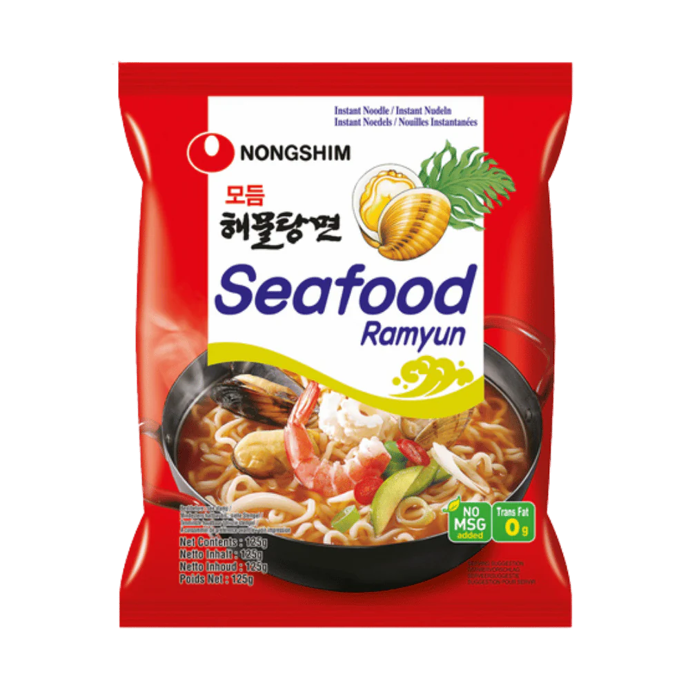 NONGSHIM Instant Nudeln Seafood Ramyun 125G