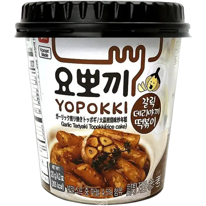 YOPOKKI Ricecake Cup Garlic 120G