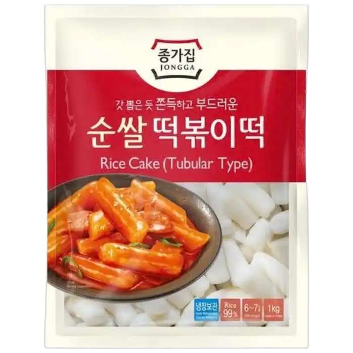 JONGGA Rice Cake Mini Tteokbokki Stange 1KG
