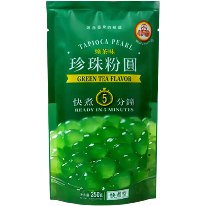 CN WFY Tapioca Pearl Topping GreenT Flav. 250G