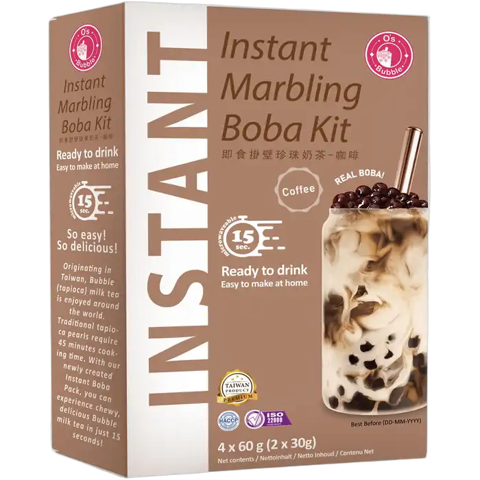 O's Bubble Instant Boba Coffee  240G
