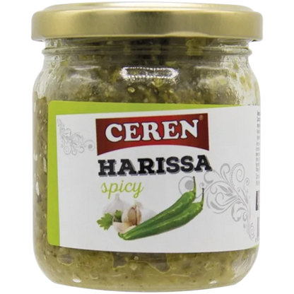 CEREN Harissa kruidig groen glas 190G