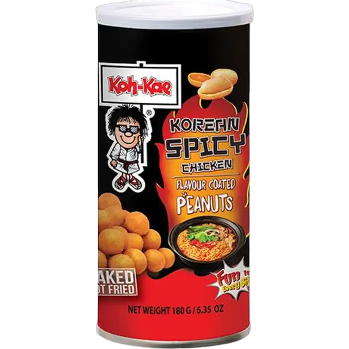 KOH-KAE Korean Spicy Chicken Peanuts 180G