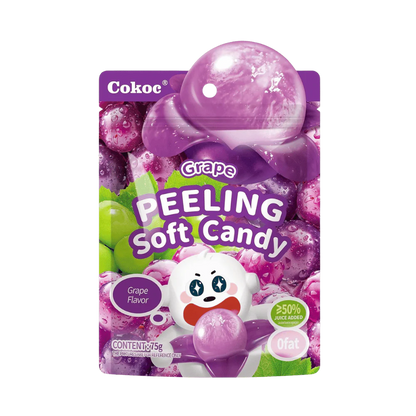 COKOC Peeling Soft Candy Grape Traube 75G