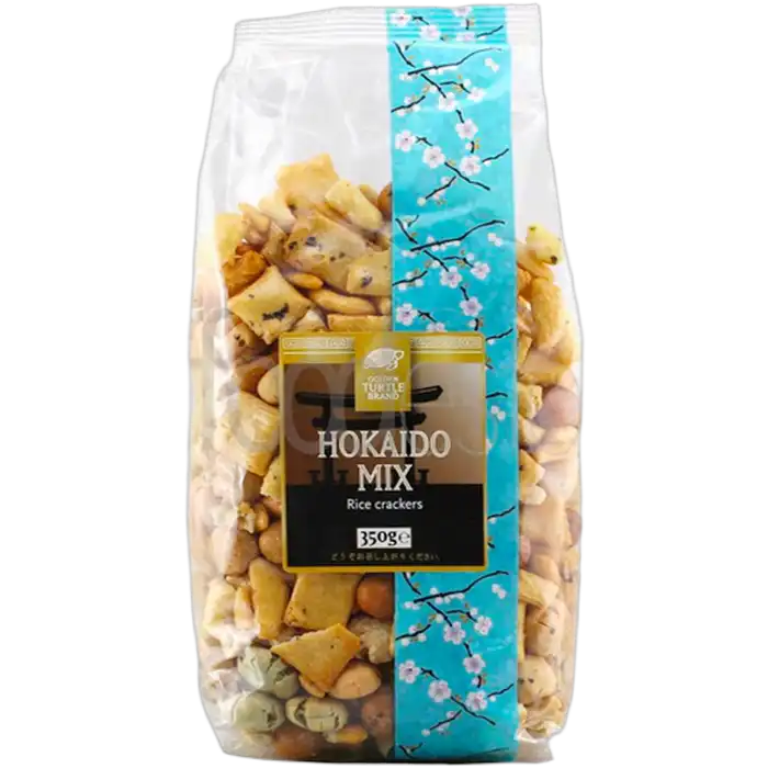 GOLDEN TURTLE Reiscracker Hokaido Mix 350G