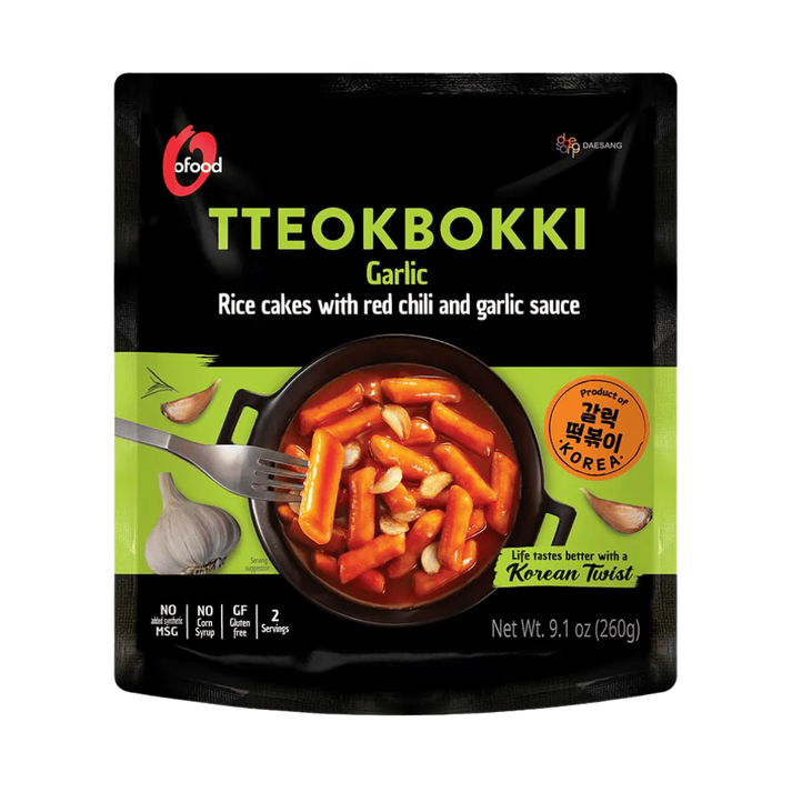 OFOOD Tteokbokki Chilli & Garlic Sauce 260G