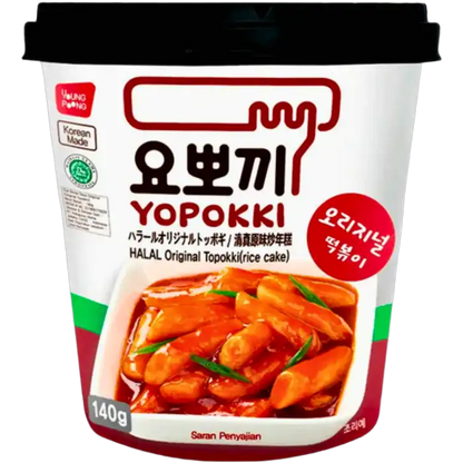 YOPOKKI Ricecake Cup Original Halal 120G