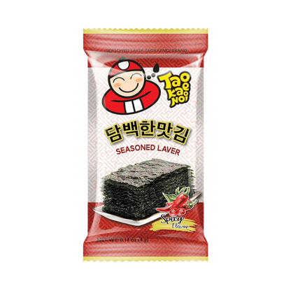TAOKAENOI Seasoned Laver Seaweed Spicy 4G