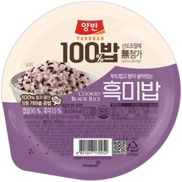 DONGWON Minutenreis Fertigreis schwarz 130g