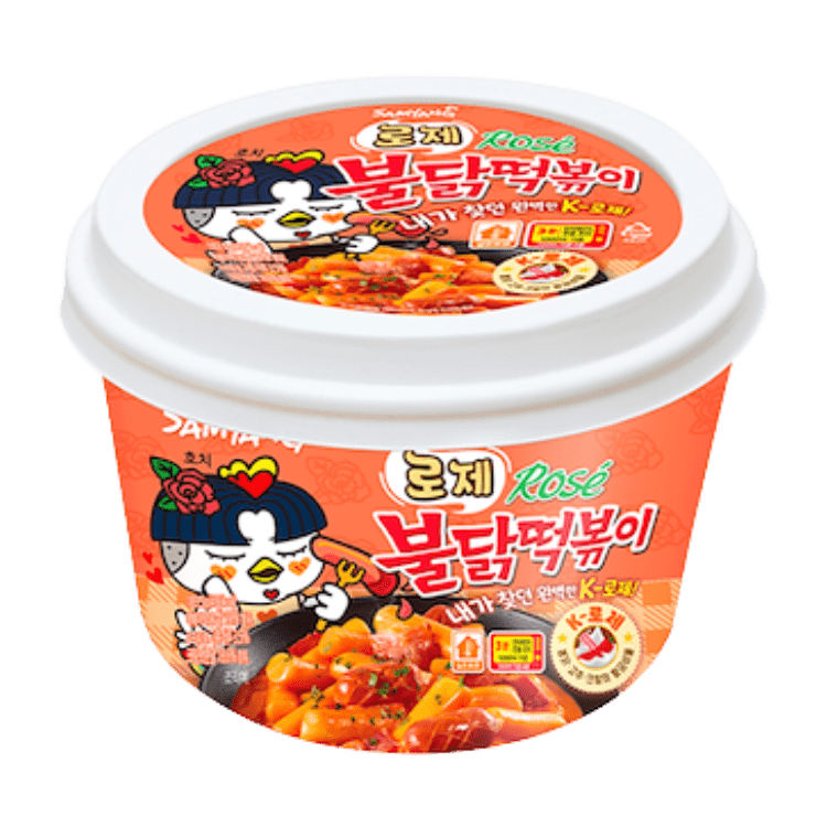 SAMYANG Buldak Rose Hot Chicken Teobokki Kom 183g
