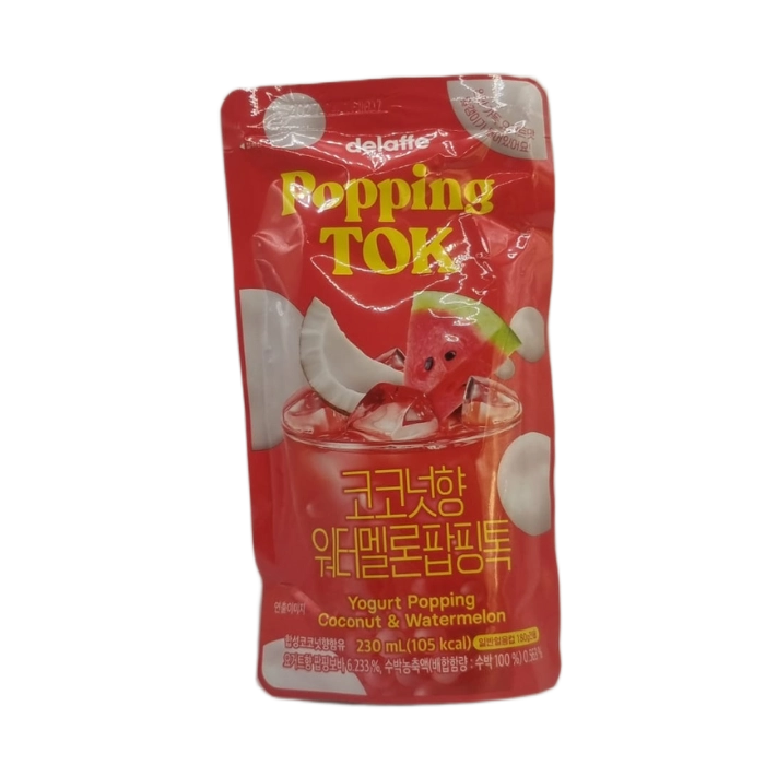 DELAFFE Kokoswatermeloen Popping Tok 230ML