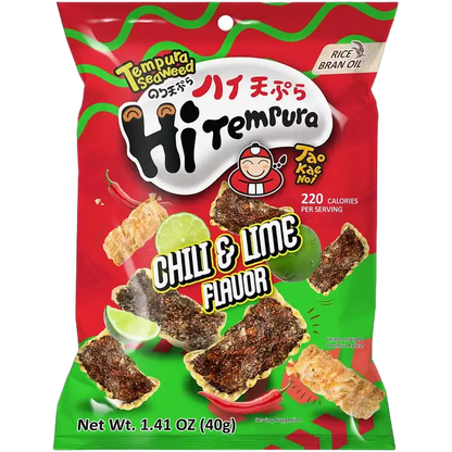 TAOKAENOI Tempura Seaweed CHili&Lime 40G