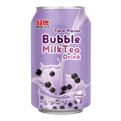 RICO Taro Flavor Bubble Milk Tea Drink 350ML Dose
