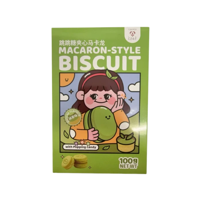 TOKIMEKI Macaron Style Cookie Matcha 100g