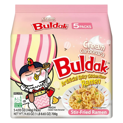 SAMYANG Buldak Ramen Cream Carbonara 5x140G