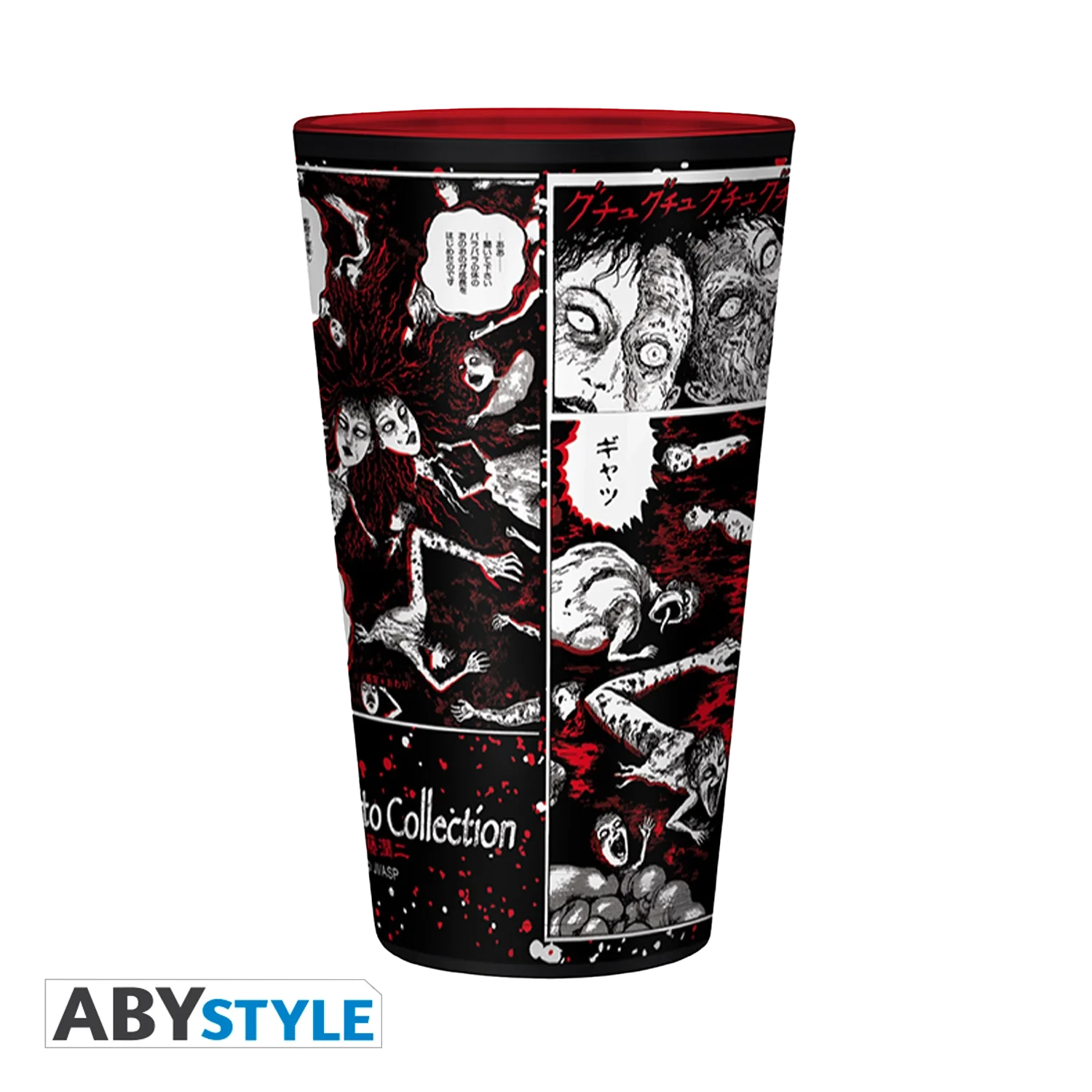JUNJI ITO Large Glass 470ML Manga Arts