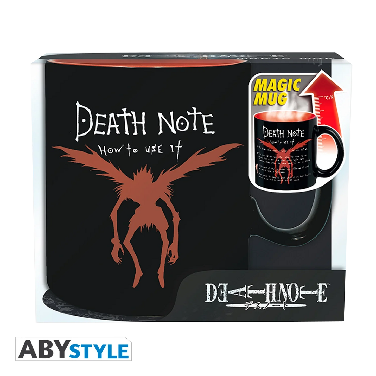 DEATH NOTE Mug Heat Change Kira&Ryuk 460ml