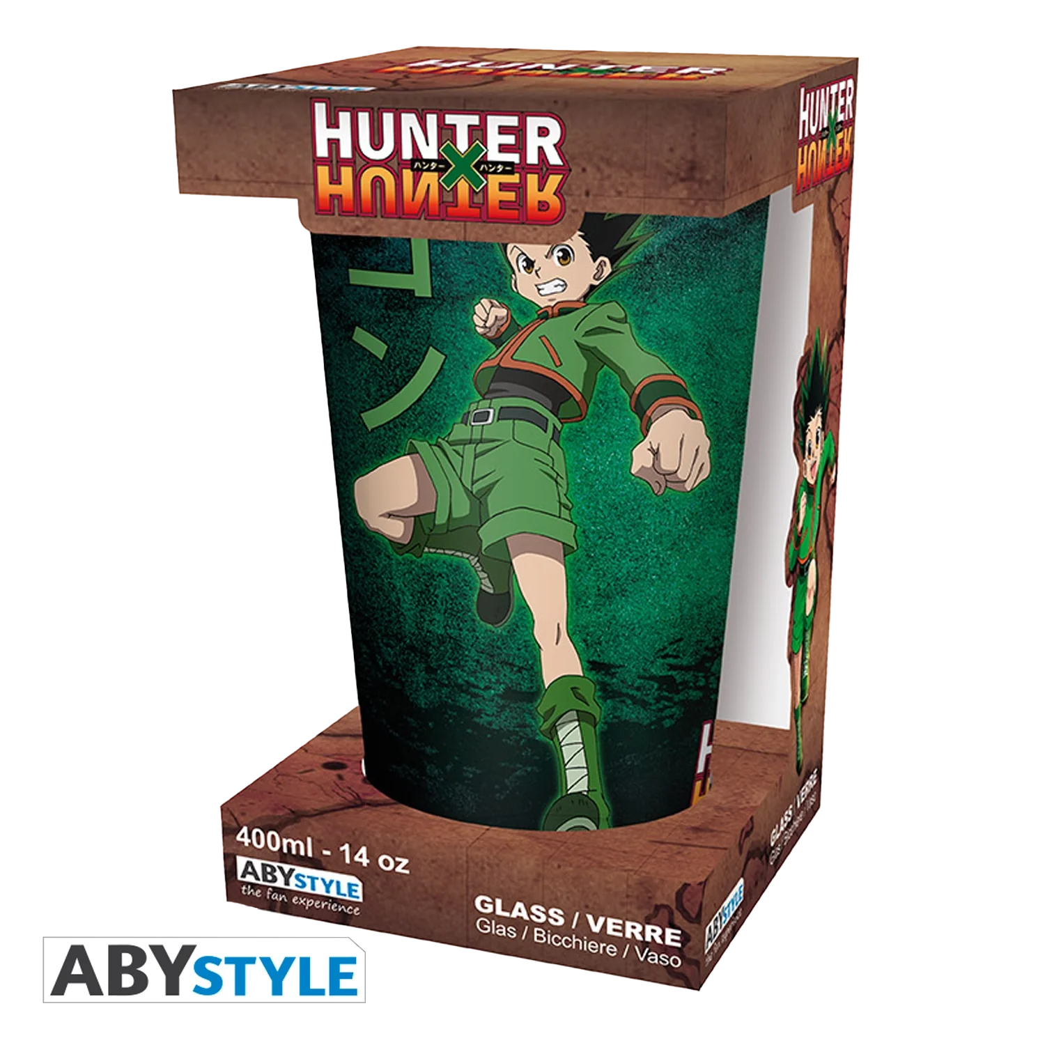 HUNTER X HUNTER Large Glass Gon vs Hisoka 400ML